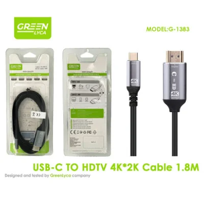 Cable USB-C a HDMI 4K (3840x2160) de 1.8 Metros