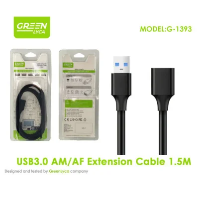 Cable de Extensión USB 3.0 Macho a Hembra (AM/AF) - 1.5 Metros