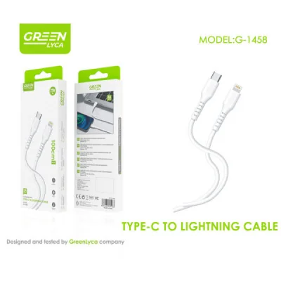 Cable USB-C a Lightning de 100cm, 3A - Carga Rápida y Sincronización