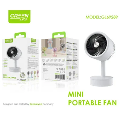 Mini Ventilador de Mesa Portátil USB