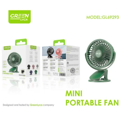 Mini Ventilador Portátil Recargable con Pinza