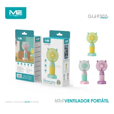 Ventilador de Mesa y de Mano 2 en 1