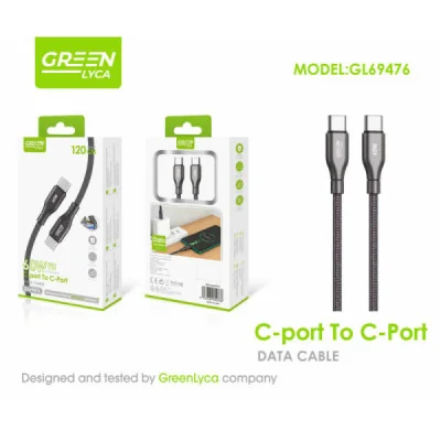 Cable de Datos USB-C a USB-C 60W 120cm