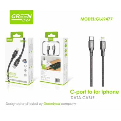 Cable de Carga/Datos USB-C a Lightning 27W 1.2M