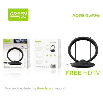 Antena de TV con Amplificador de Señal