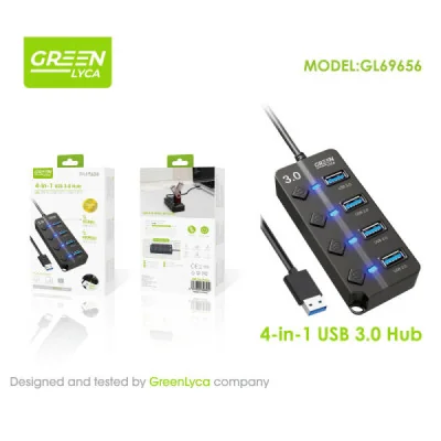 Hub USB de 4 Puertos