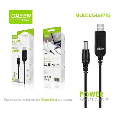 Cable USB a DC, 100 cm