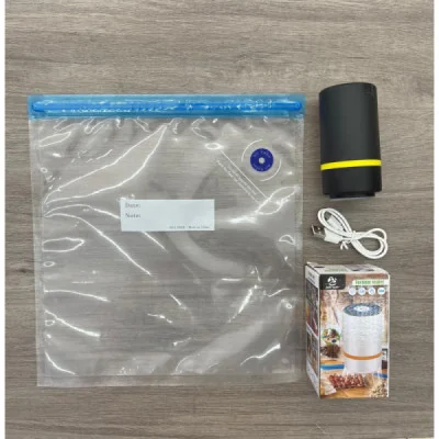 Mini Evasadora + 10 Bolsas al vacio 26x28 paraPequeños electrodomés...