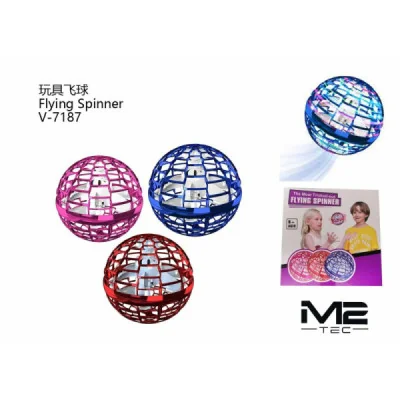 Juguete Volador LED Helicóptero con Luz (Tirachinas)