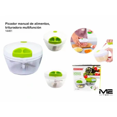 Picador de Verduras Manual, Cortador de Vegetales y Cebolla
