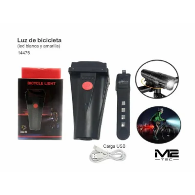 Luz Bicicleta LED Recargable Impermeable