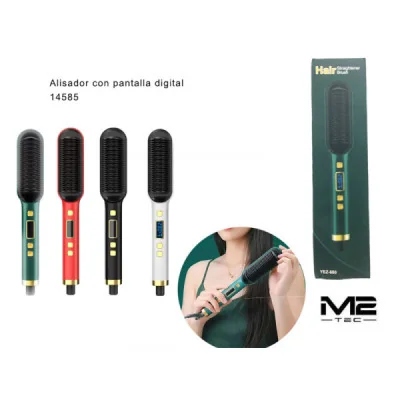 Plancha de Cabello Alisadora con Pantalla LED