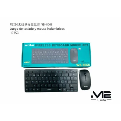 Teclado y Ratón Inalámbrico Bluetooth WB-8068