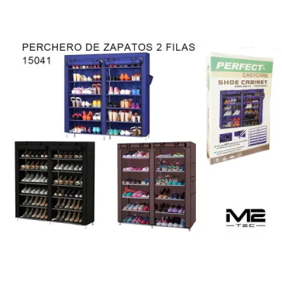 Perchero Organizador de Zapatos de 2 Filas