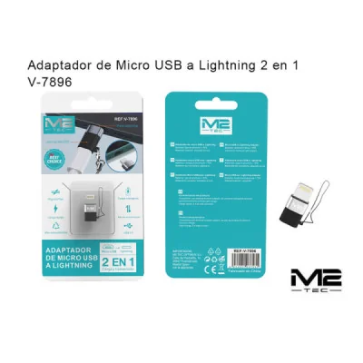 Adaptador Micro-USB a Lightning