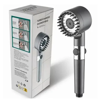 Cabezal de Ducha Turbo de Alta Presión paraAlcachofas de ducha