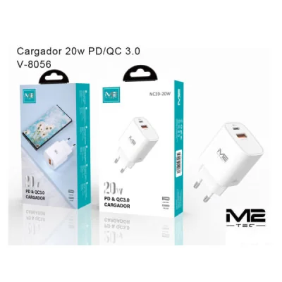 Cargador PD USB-C, 20 W