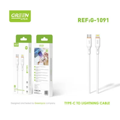 Cable USB-C a Lightning, 3A (Carga Rápida)