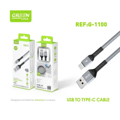 Cable USB a USB-C 120cm 2.4A Carga Rápida