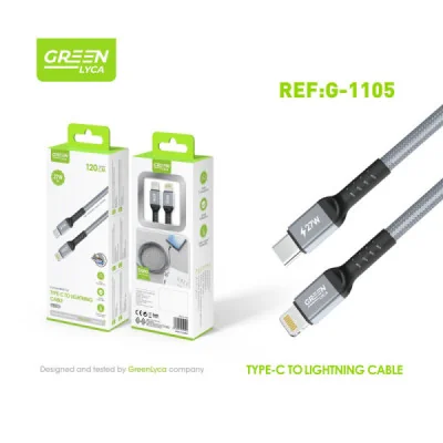 Cable USB-C a Lightning de Carga Rápida 27W (1.2m)