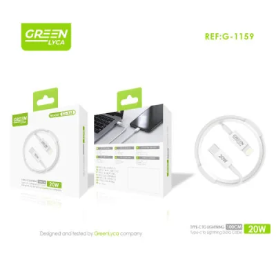CABLE TYPE-C TO LIGHTNING 100CM 20W