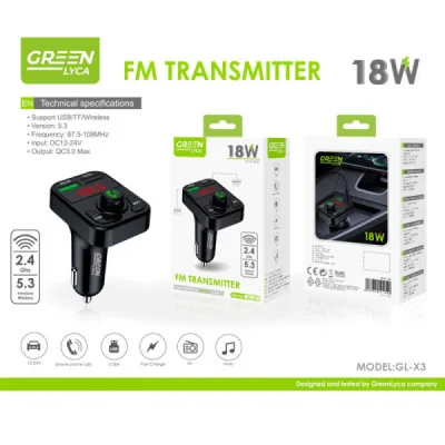 FM Transmitter 18W Modelo GL-X3