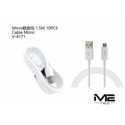 Cable USB-CV 1.5M (Paquete de 10 Unidades)