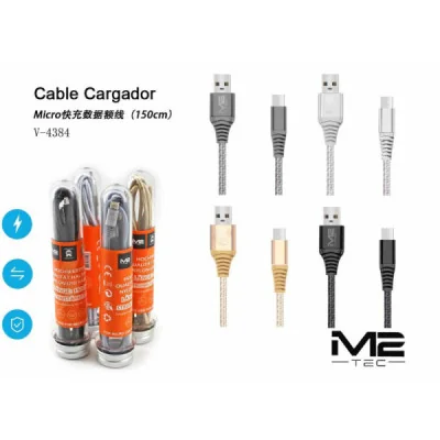 Cable Micro USB V8 de 1.5M (Metro y Medio)