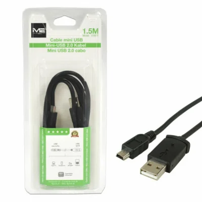Cable Mini USB 1.5M de Carga Rápida y Datos