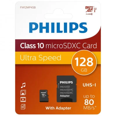 Philips MicroSD 128GB Clase 10