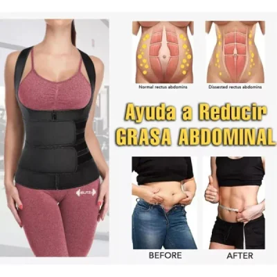 ?? Faja efecto sauna con cremallera