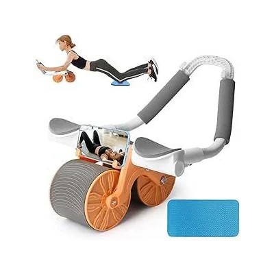 Rodillo de entrenamiento para abdominales con soporte para codos