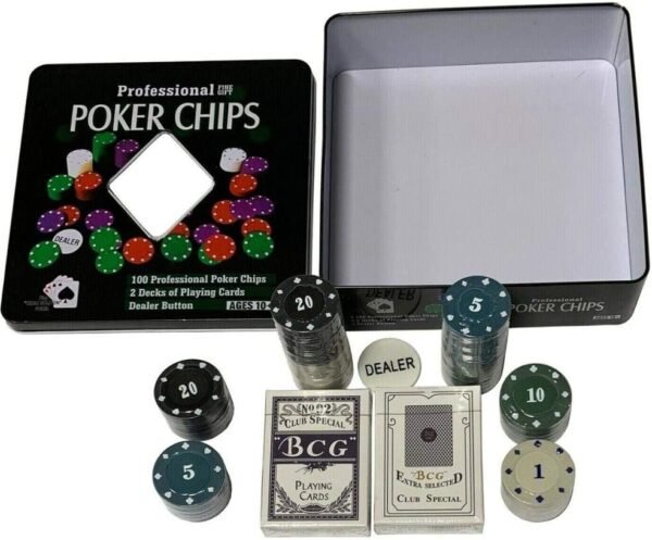 Set de póker con Caja - Imagen 2