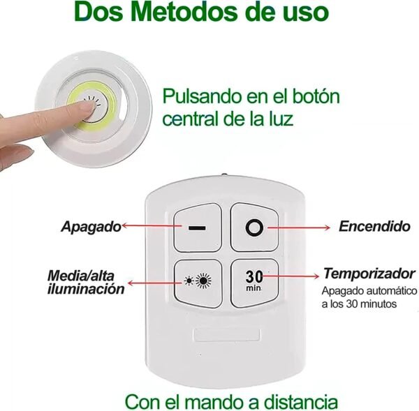 Luces LED adhesivas con mando - Imagen 3