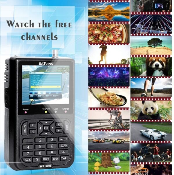 Buscador satelite digital SATLINK WS6906 LCD - Imagen 2
