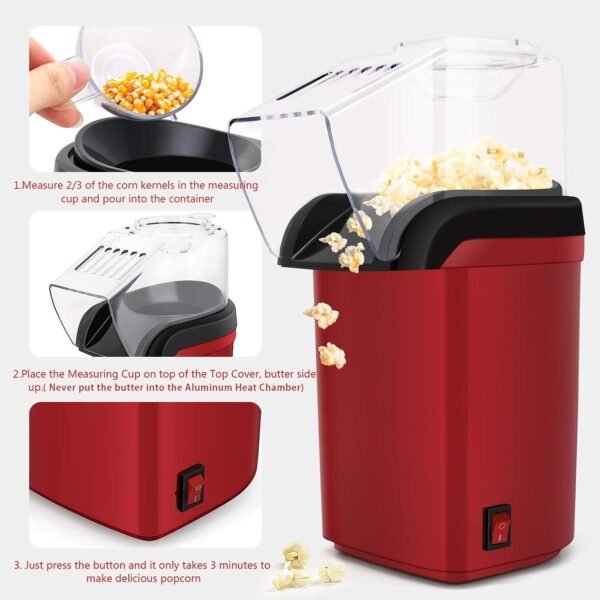 Máquina eléctrica para hacer palomitas - Imagen 4