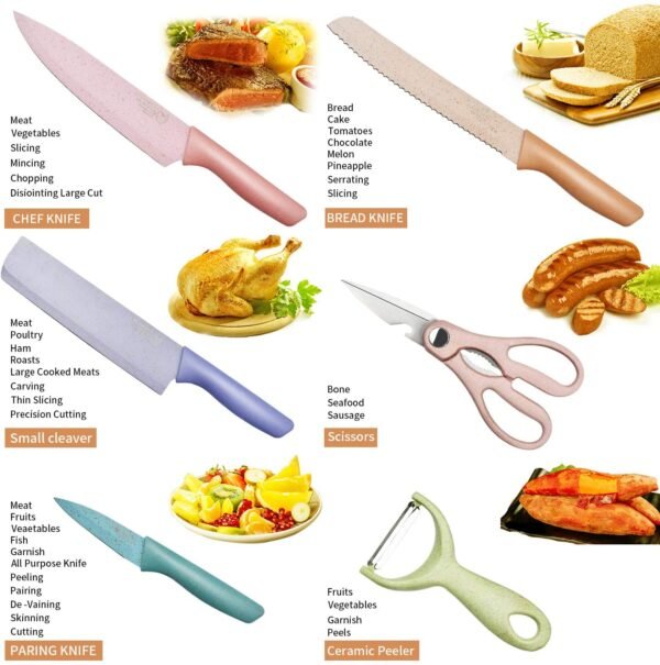 Set de cuchillos para cocina - Imagen 3