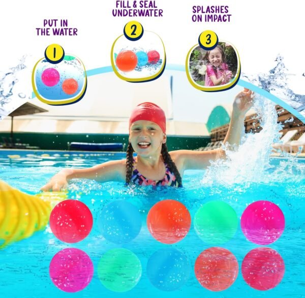 Globos de agua reutilizables - Imagen 2