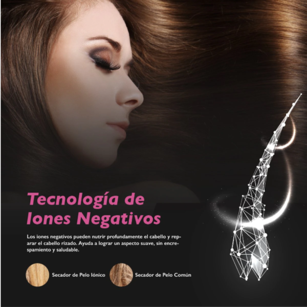 Secador de pelo profesional iónico - Imagen 3