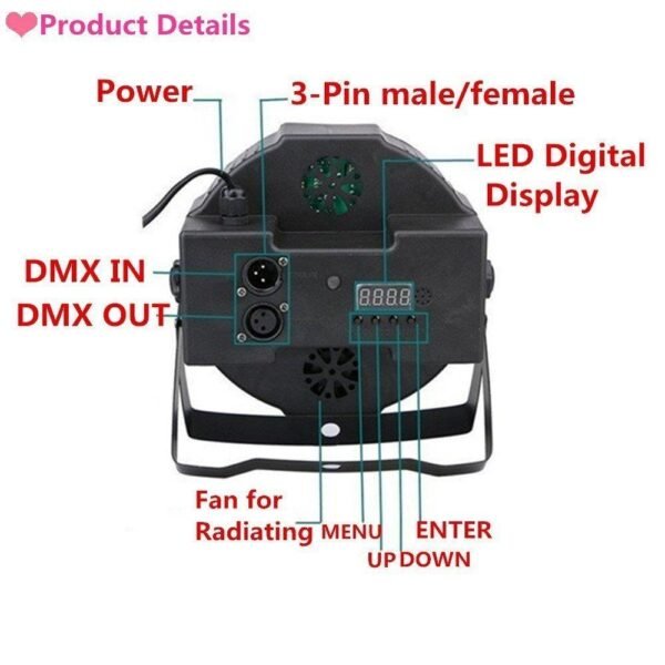 Luces de Escenario led rgb - Imagen 5