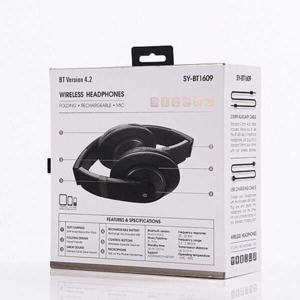 Auricular inalámbrico con Bluetooth y Micrófono plegable - Imagen 4