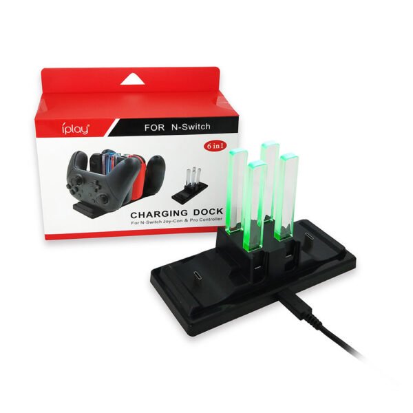 Estación De Carga para Nintendo Switch 6 en 1 - Imagen 5