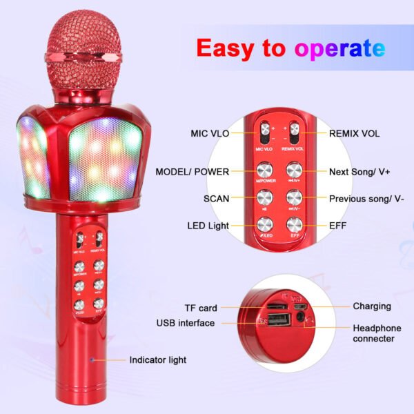 Micrófono Karaoke Bluetooth