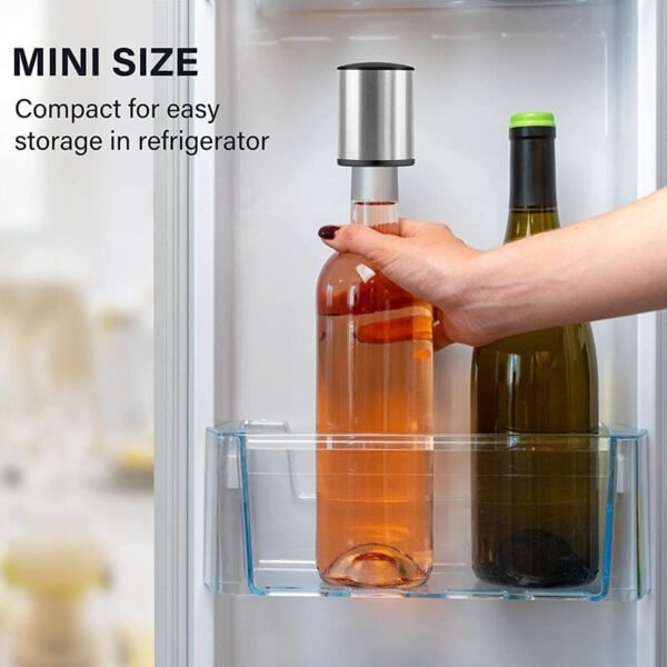 Tapón de vino con bomba de vacío - Imagen 4