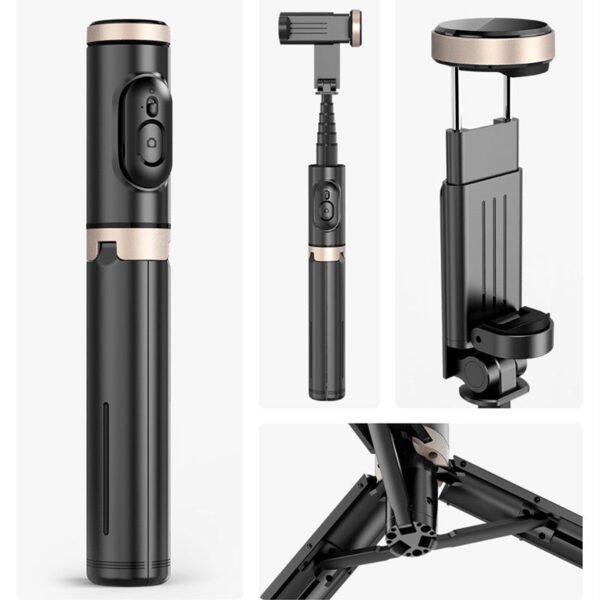 Palo de selfie Trípode con Bluetooth Q12 - Imagen 3