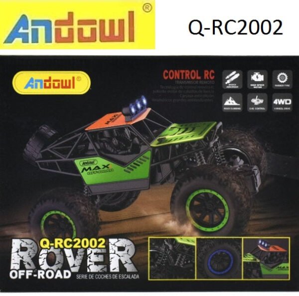 ANDOWL Coche teledirigido recargable Q-RC2002 - Imagen 2