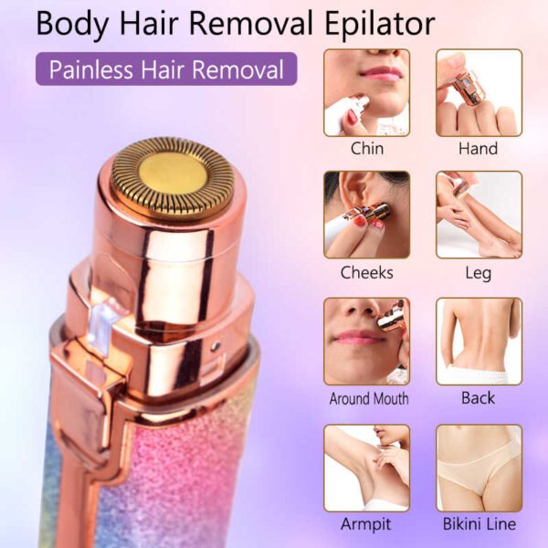 Depiladora Blawless Recargable 2 En 1 Para Cejas HX-203A - Imagen 2