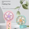 Mini ventilador plegable con Luz - Imagen 3