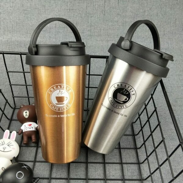 Café Taza Termo de acero inoxidable 450ML - Imagen 2