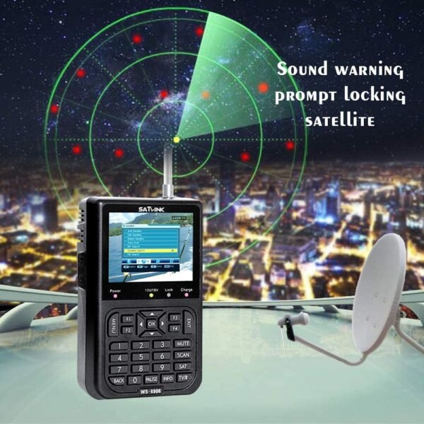 Buscador satelite digital SATLINK WS6906 LCD